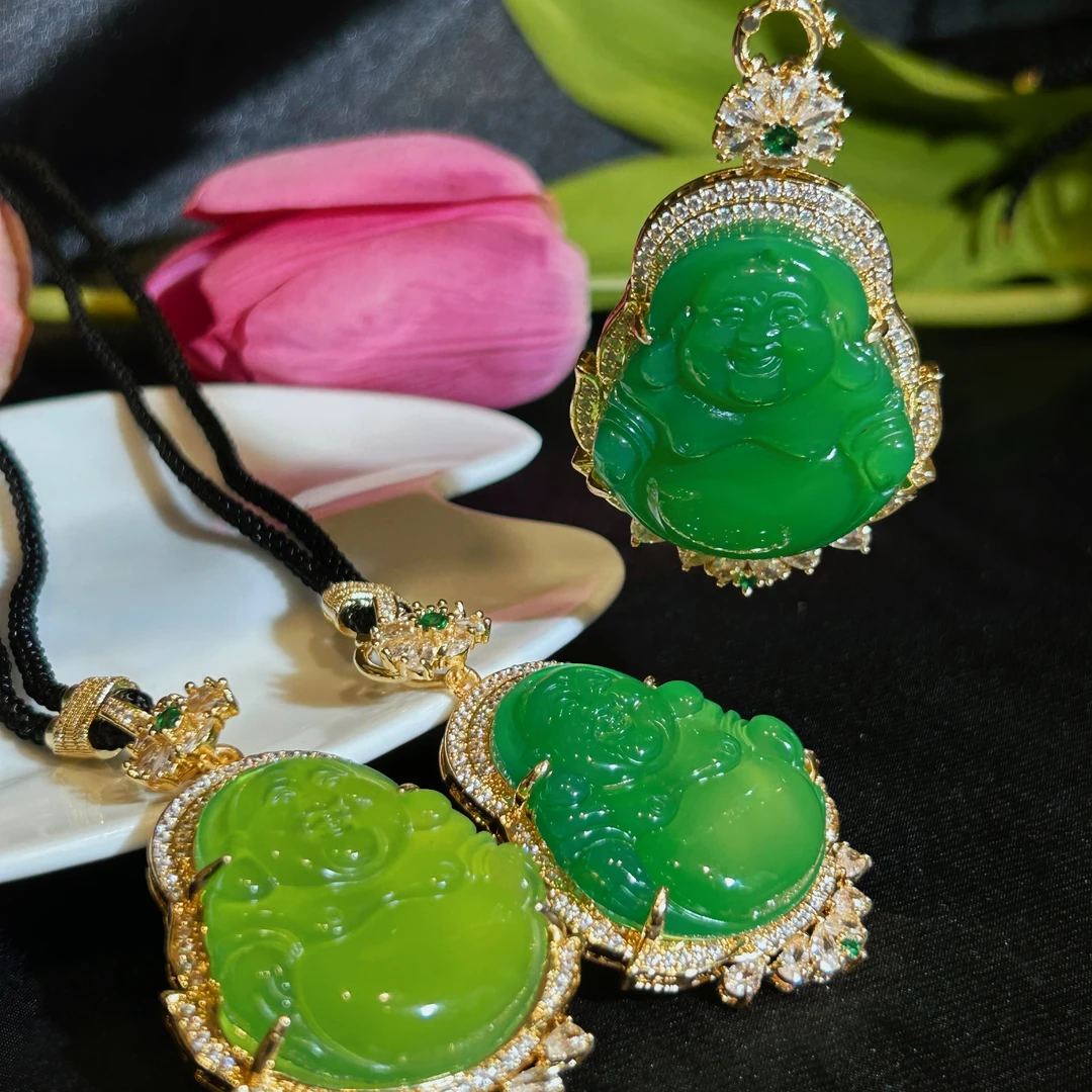 天然玛瑙玉髓吊坠含链-多样性发一-MN097