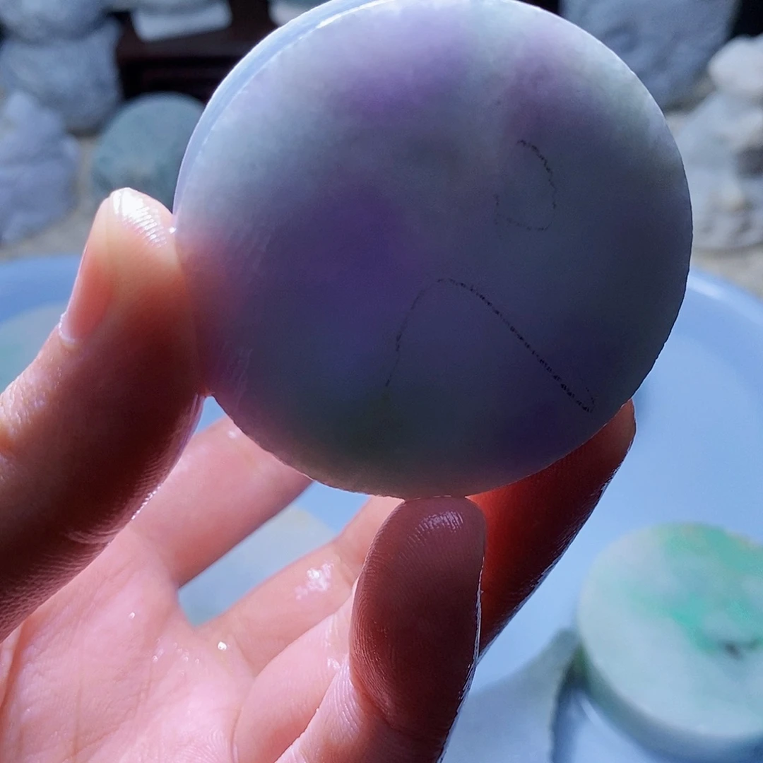 翡翠未镶嵌颈饰5889