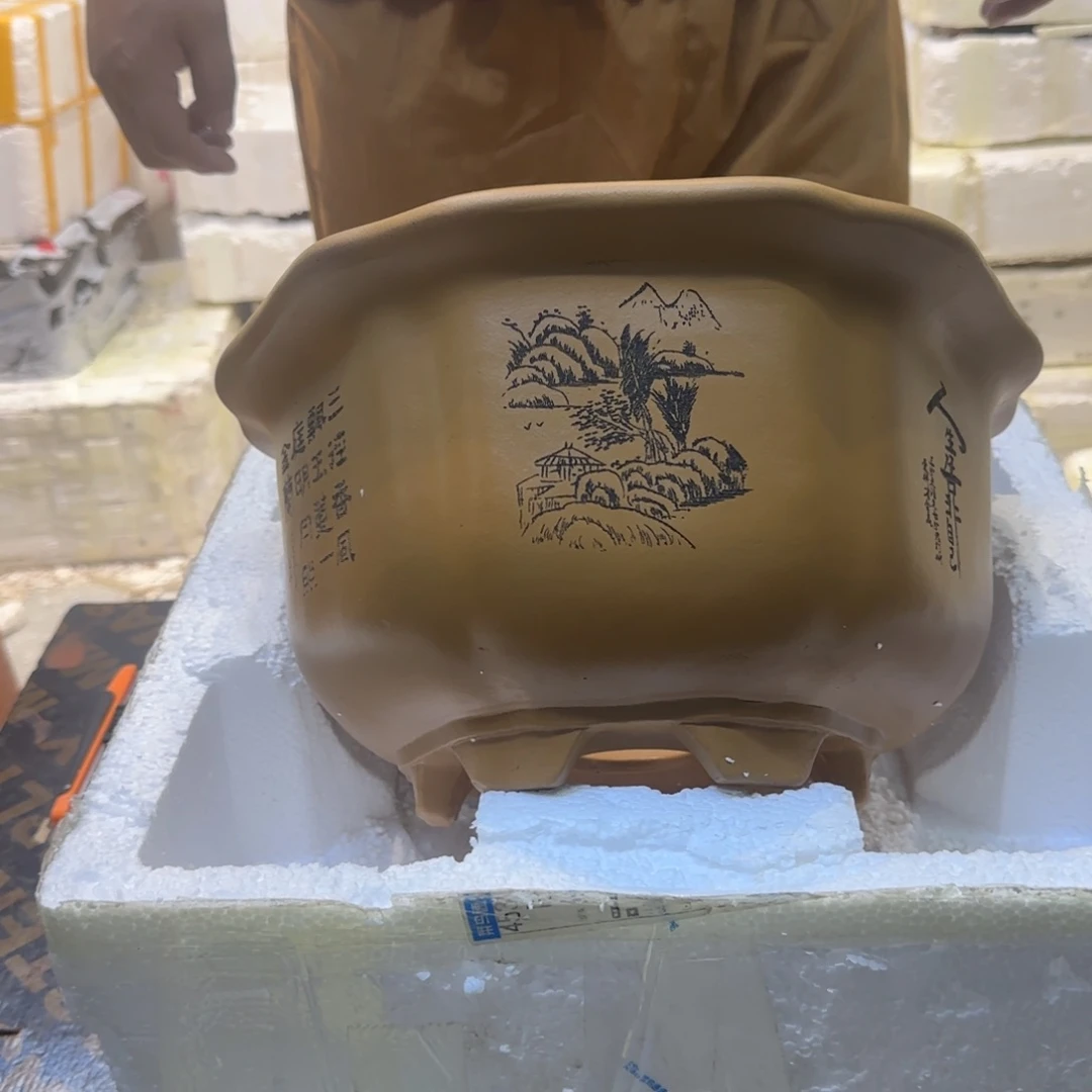 紫砂花盆口径27.15口径