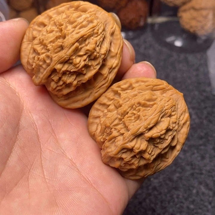 吊坠文玩核桃44麦穗虎头
