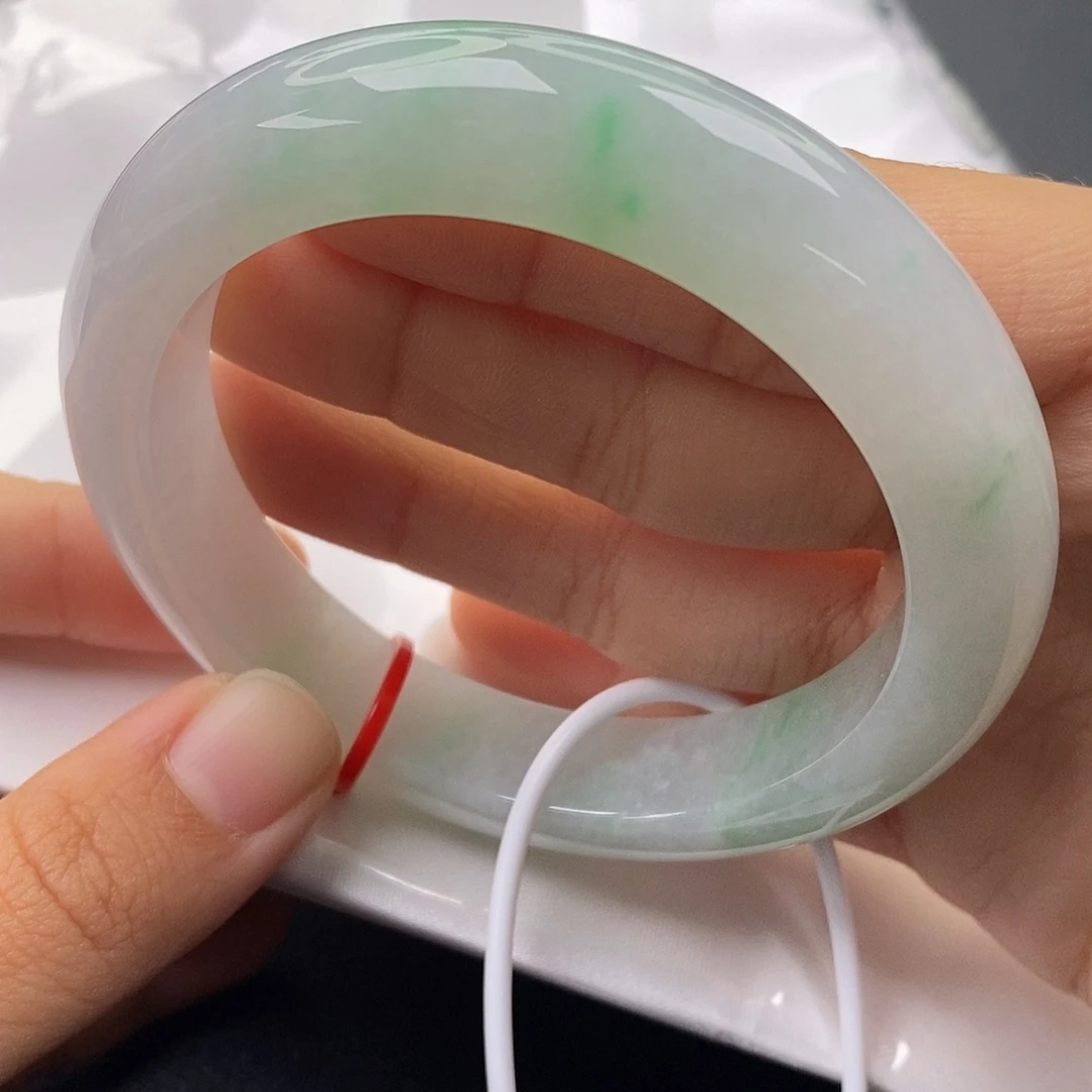 翡翠未镶嵌手镯58正圈