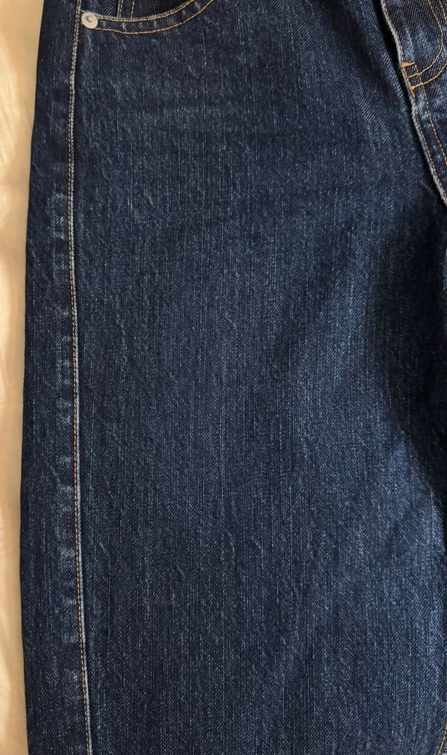 MAISERENE 新品植物靛蓝染冈山直筒牛仔裤