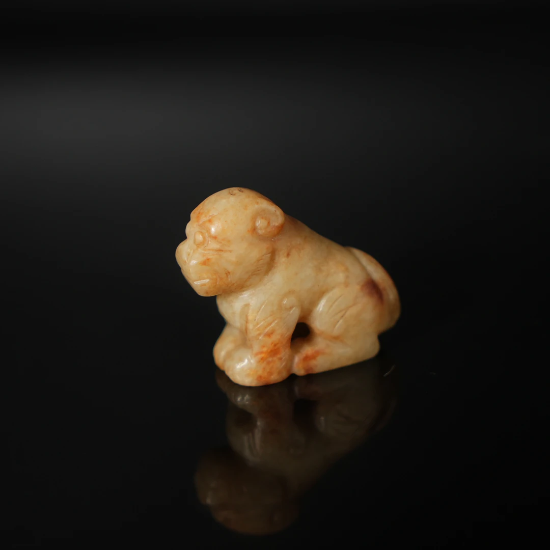 明代和田玉兽AAJD250707001