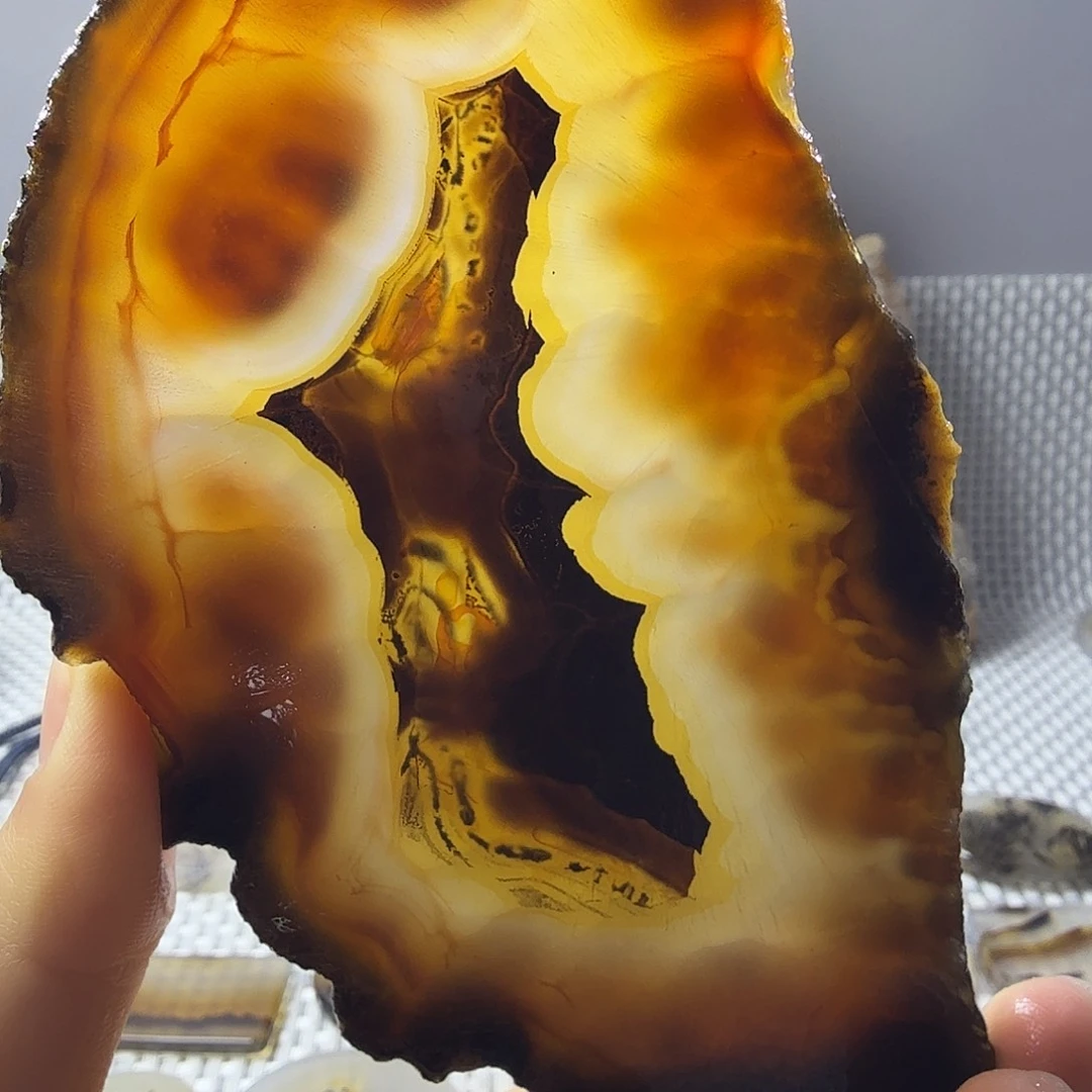 财***多玛瑙/玉髓未镶嵌吊坠(不含链)