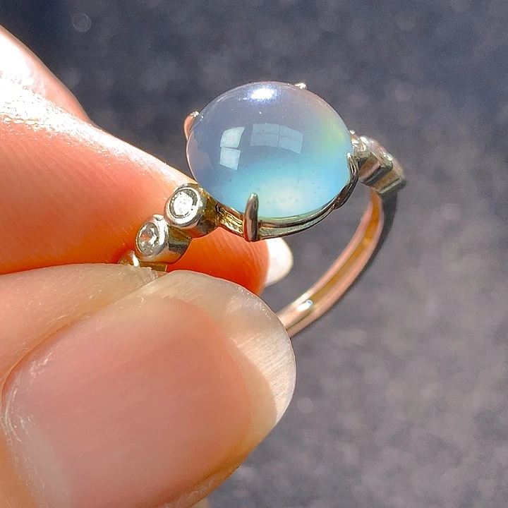 翡翠银S925镶嵌颈饰