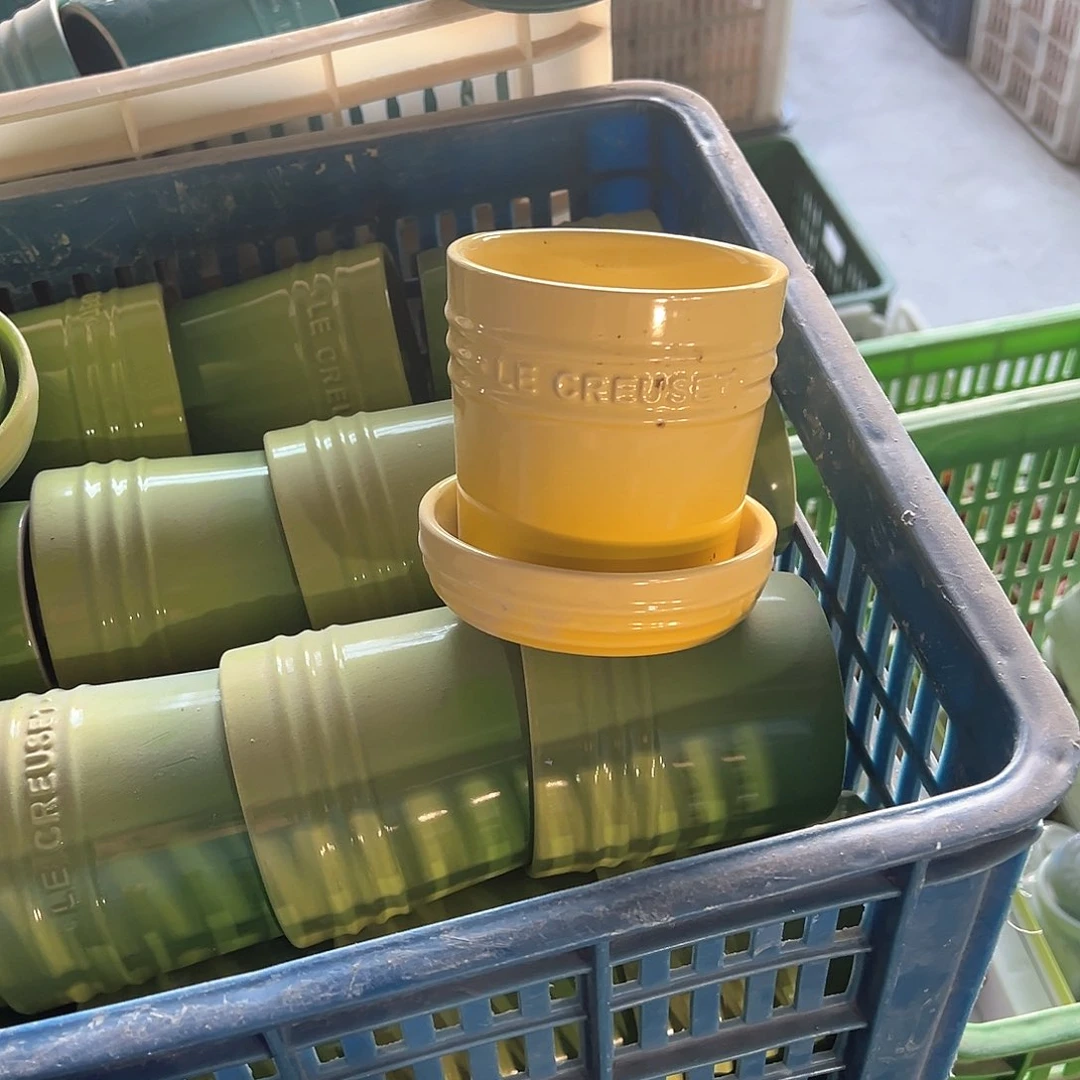 陶瓷 微 圆花 黄色色色