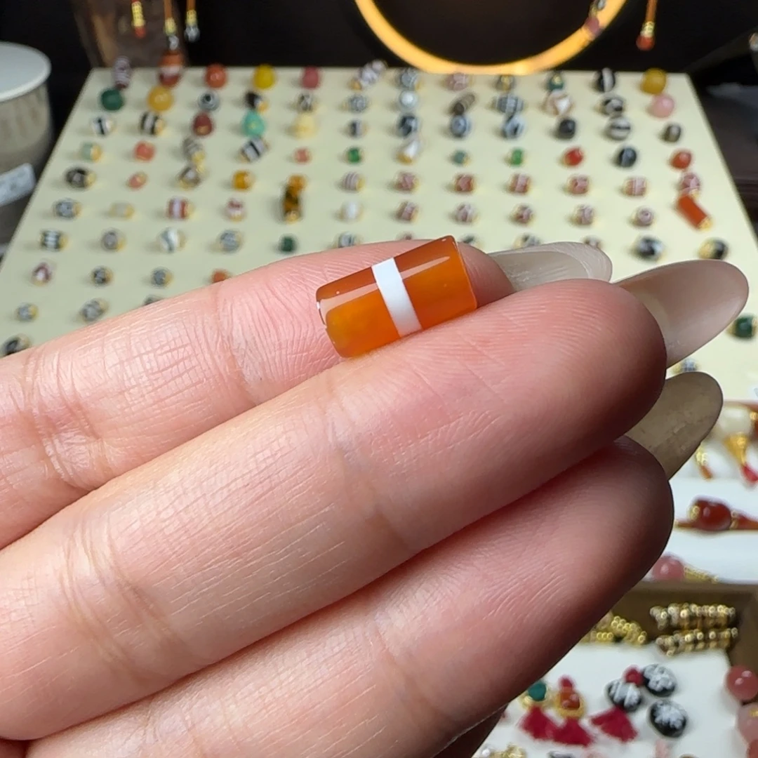 玛瑙/玉髓未镶嵌单珠顶珠配珠搭配