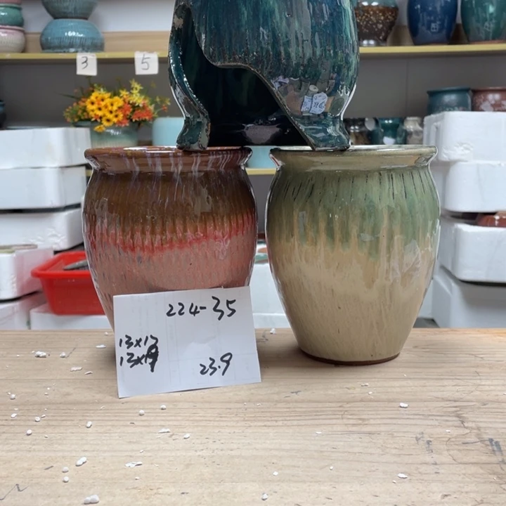 紫砂花盆多肉花盆微瑕35