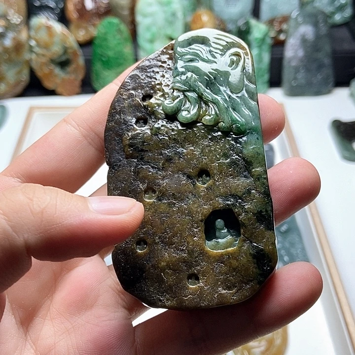 颈饰未镶嵌翡翠翡翠a货