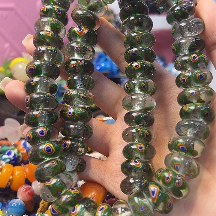 玻璃颈饰尼泊尔琉璃