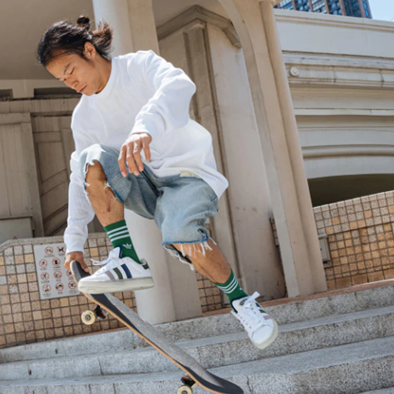 Adidas/阿迪达斯正品男鞋三叶草面包鞋低帮运动休闲板鞋IH3279