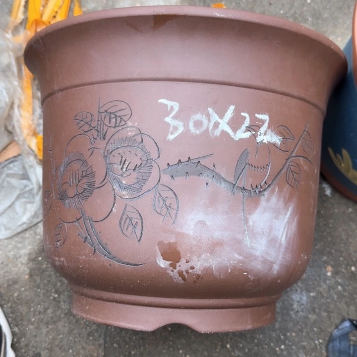 紫砂花盆 特价清仓