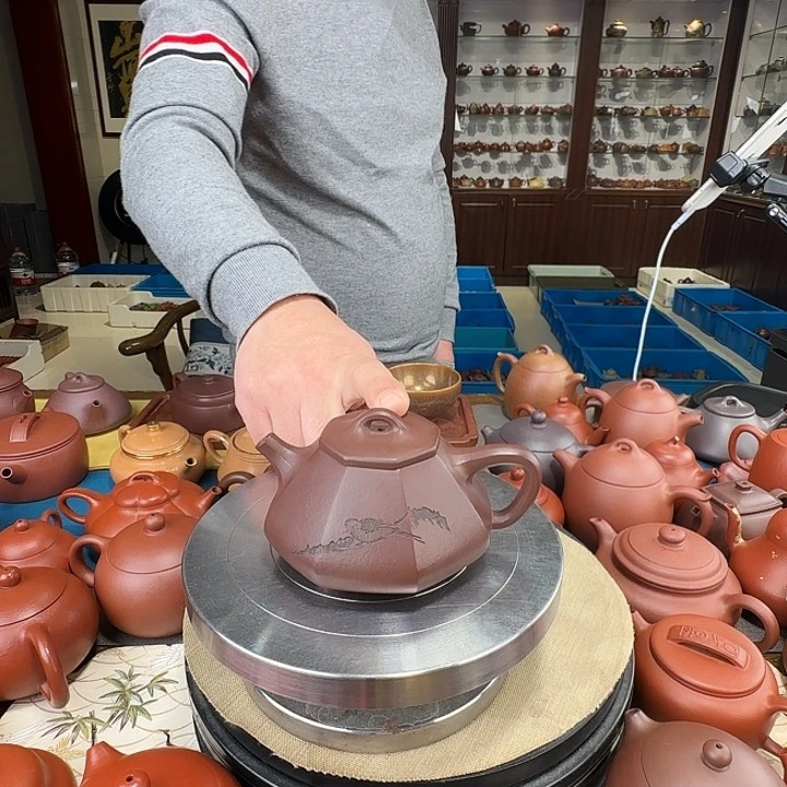 茶壶紫砂八方石瓢