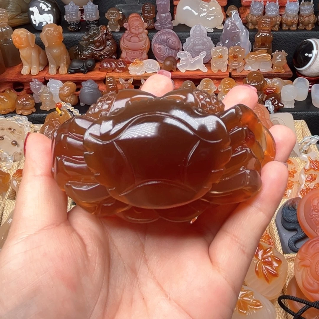 玛瑙/玉髓手玩件合金宁****厂