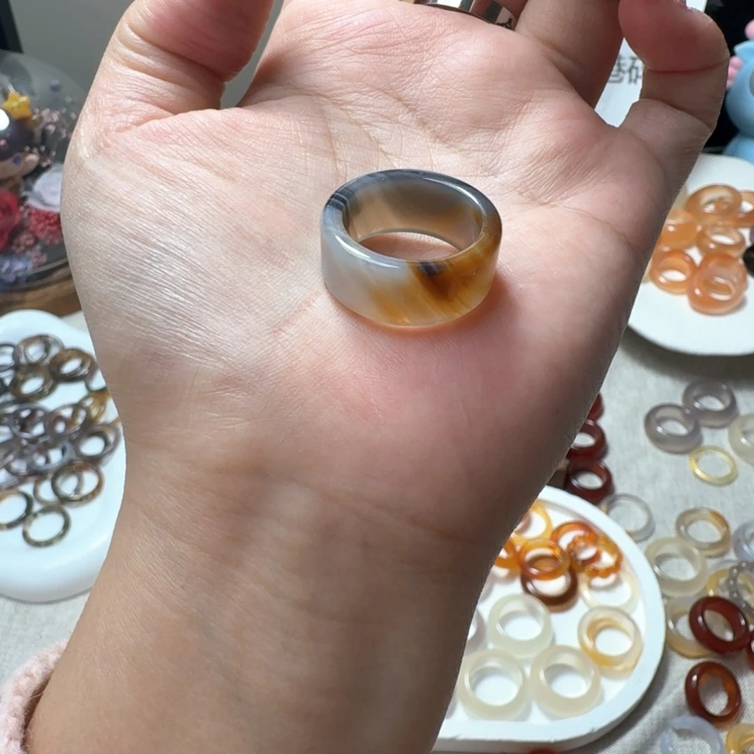 未镶嵌戒指玛瑙/玉髓400港20