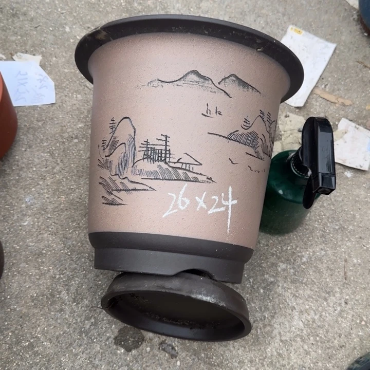 紫砂花盆特价商品