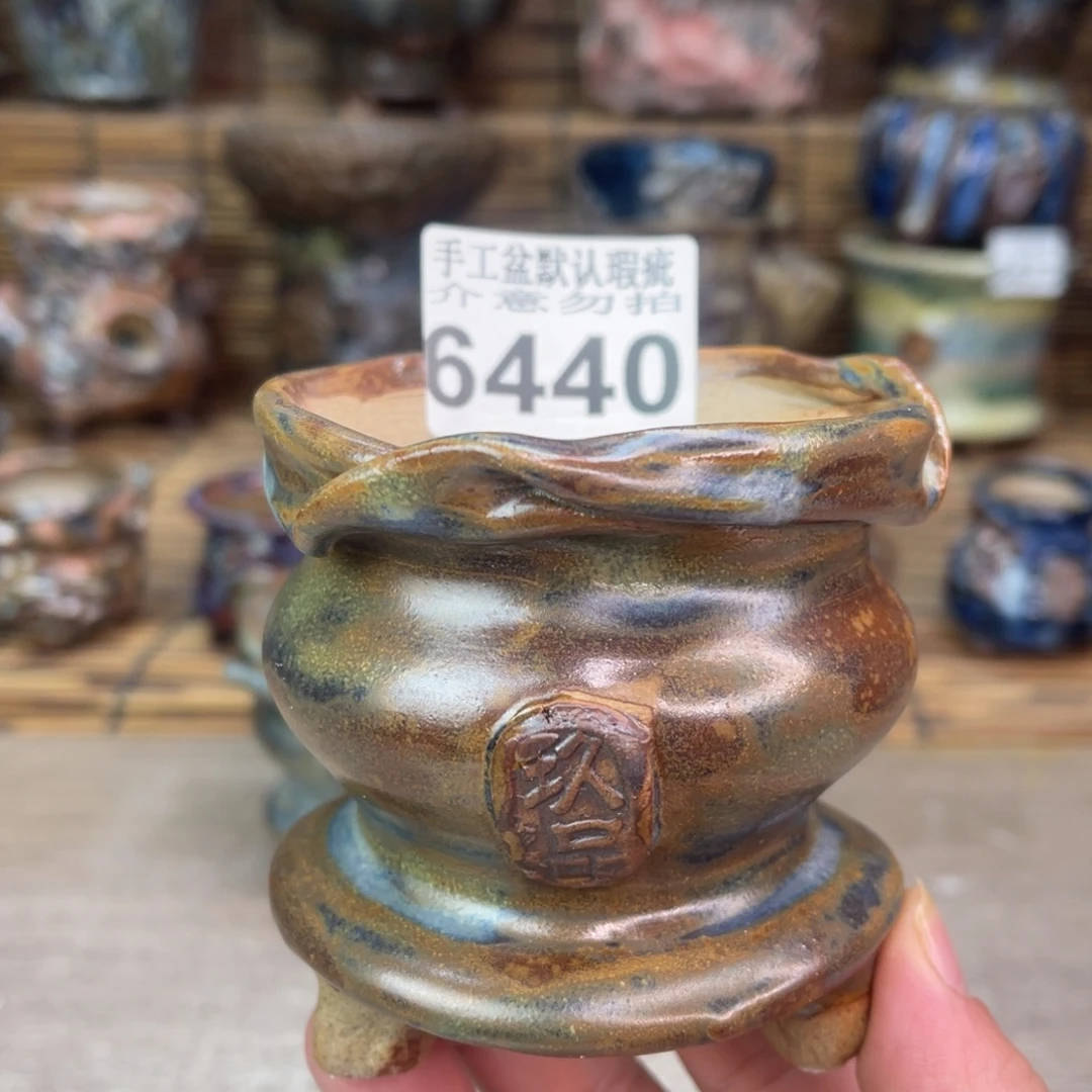 手工花盆默认瑕疵完美者勿拍