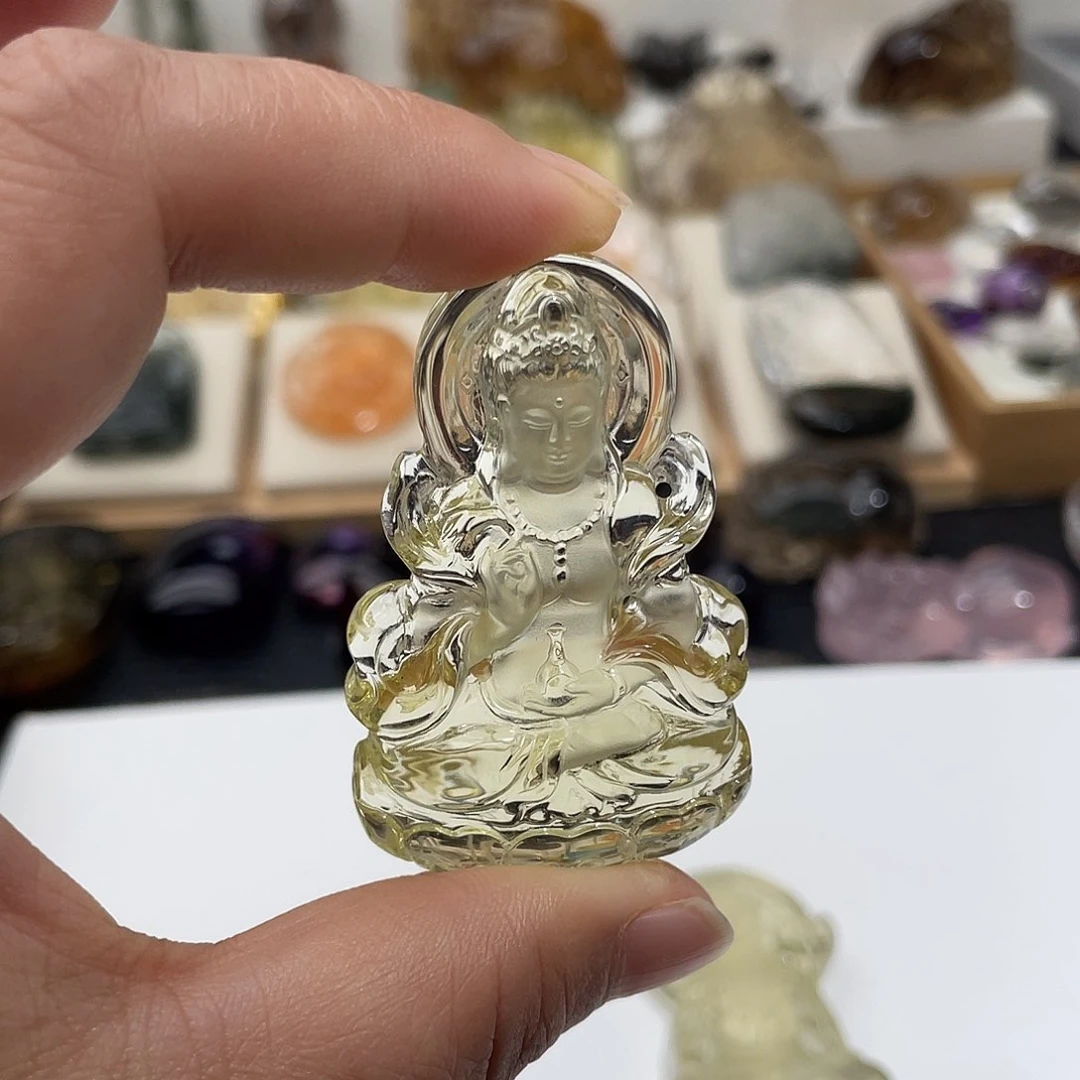 水晶颈饰未镶嵌宁**远定制