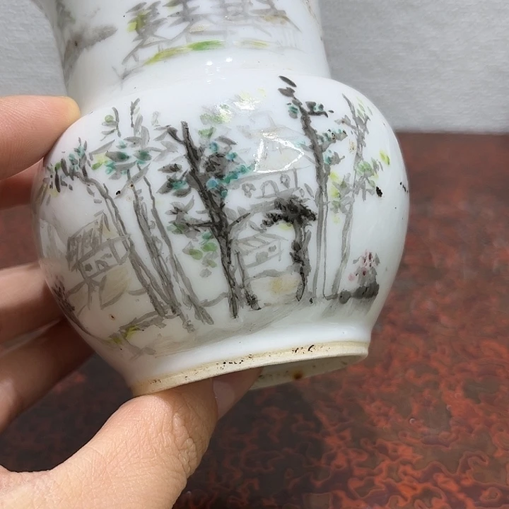 慕***）瓷片精美的陶瓷摆件……