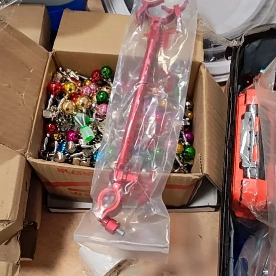 红色铝合金双头后挂一个