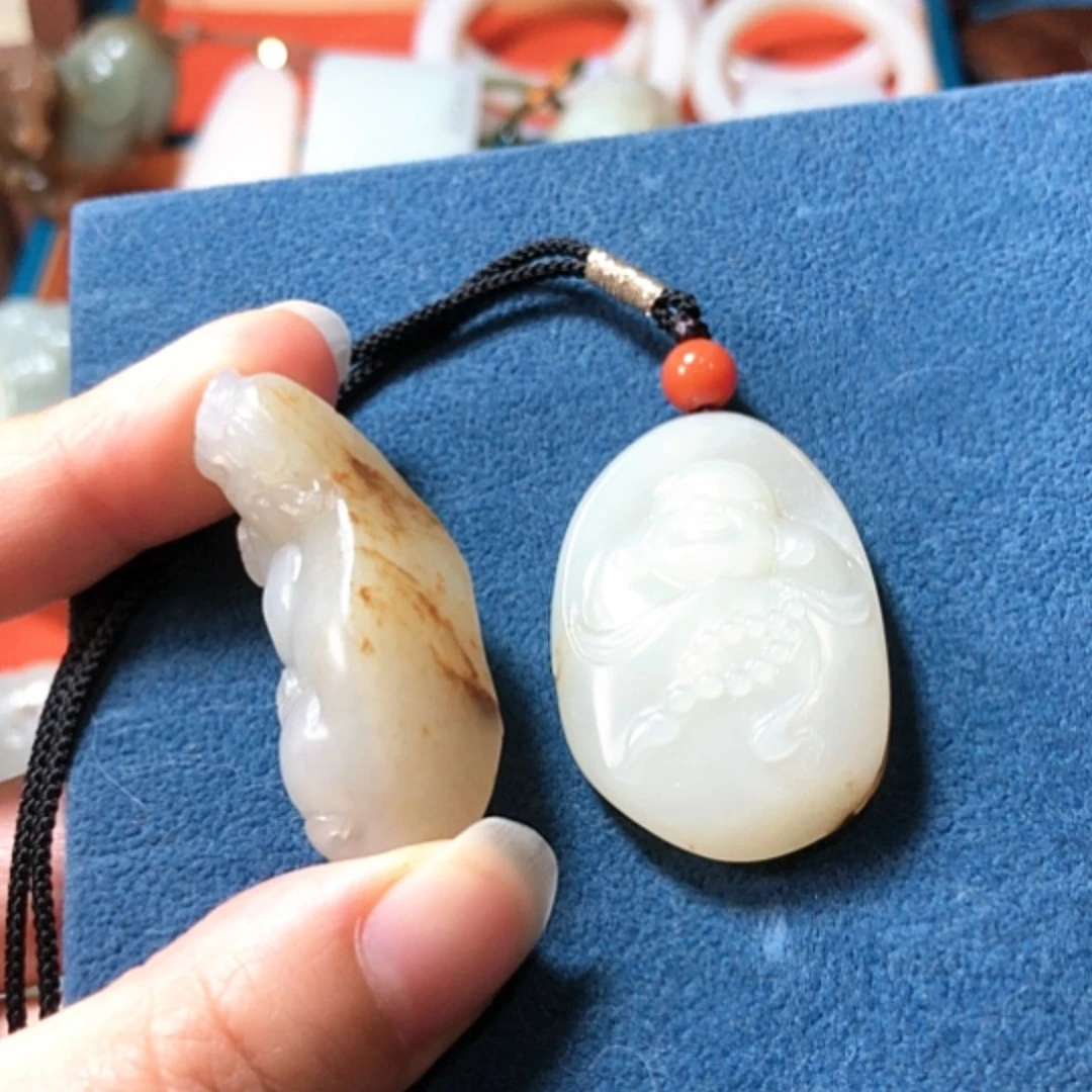 【闪购商品】和田玉未镶嵌挂件用****9