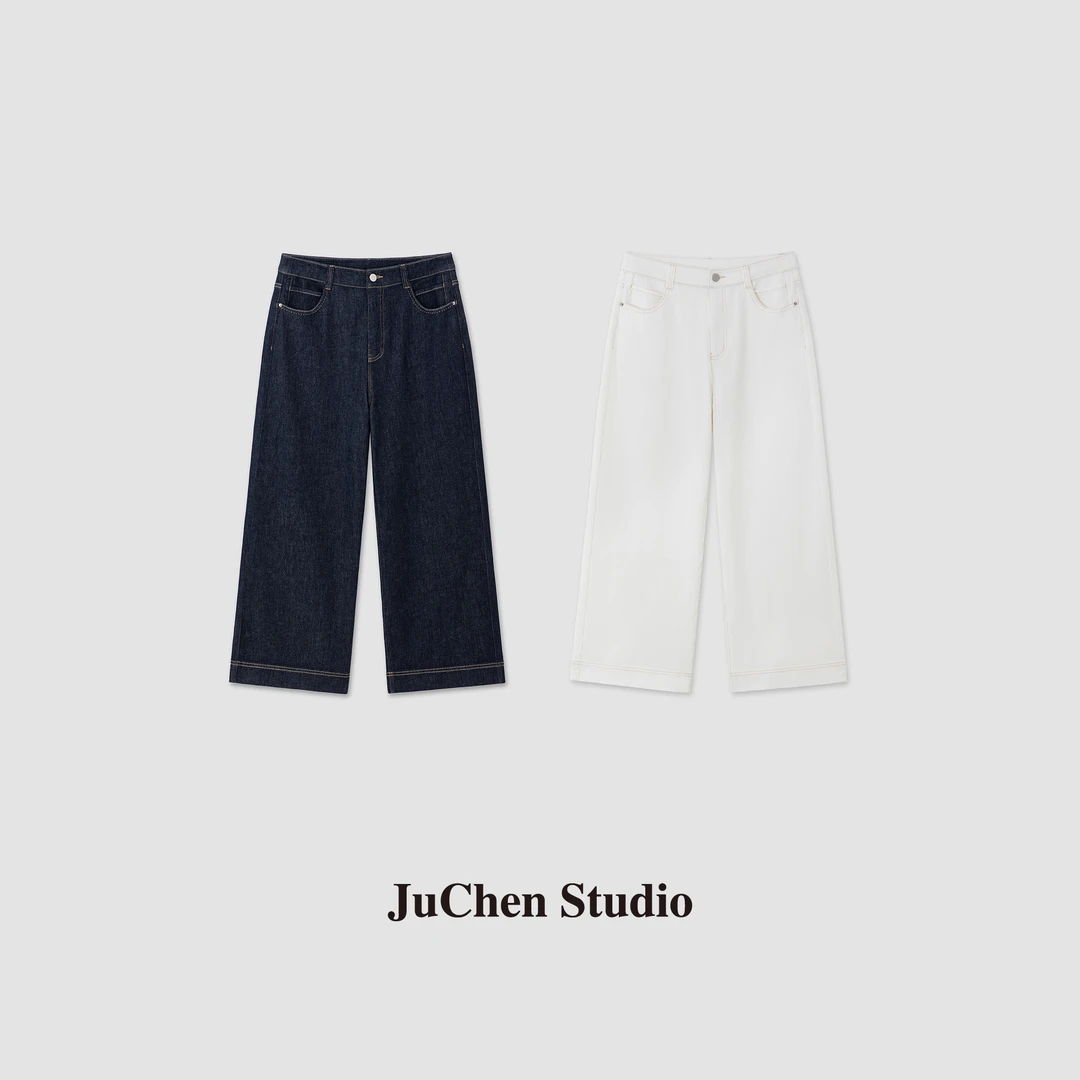 “软膜裤”舒适度拉满柔软微弹 环保水洗日式九分牛仔裤SS205001-44