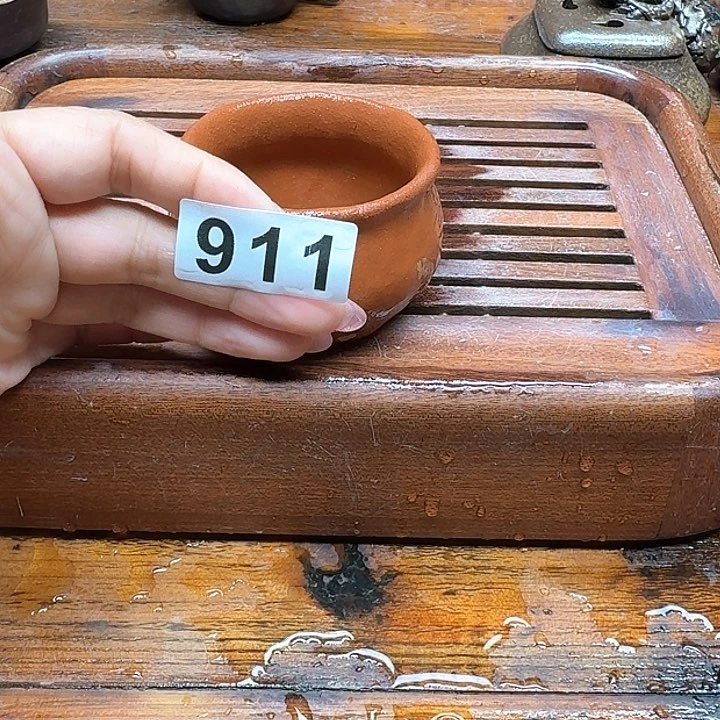 纯手工制作粗陶茶具