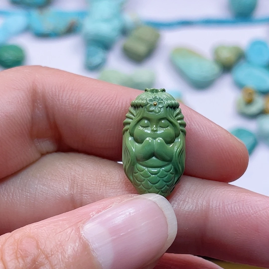 绿松石未镶嵌配饰