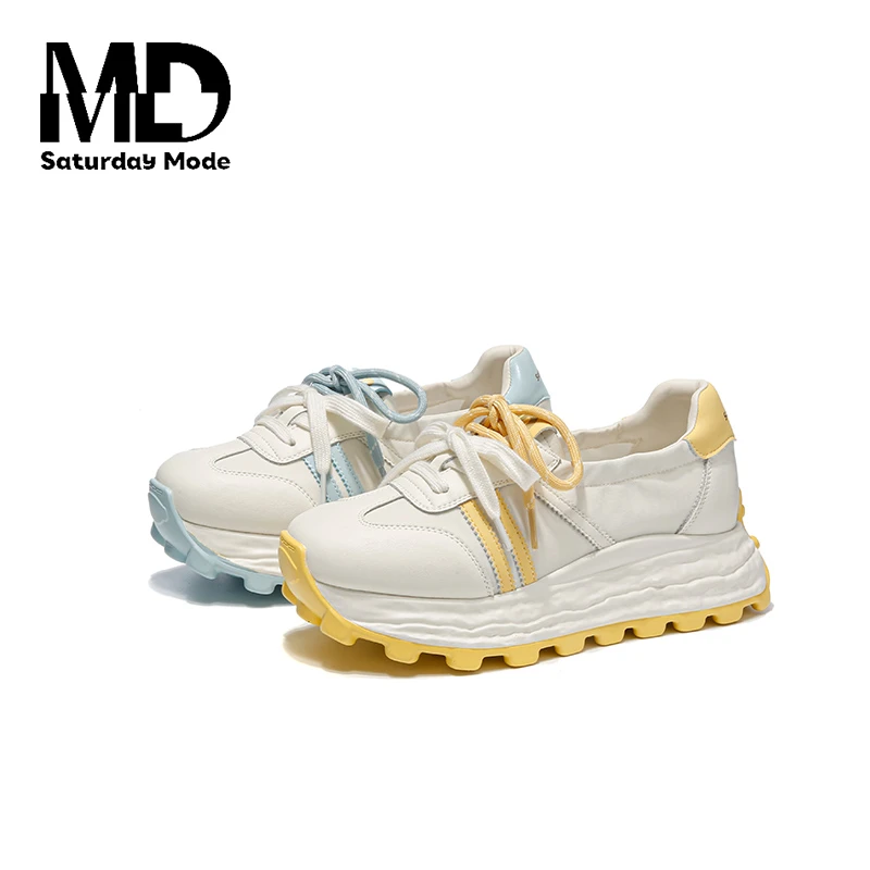 SATURDAYMODE【雨后初晴】时尚百搭夏季透气软底春季厚底圆头/魏
