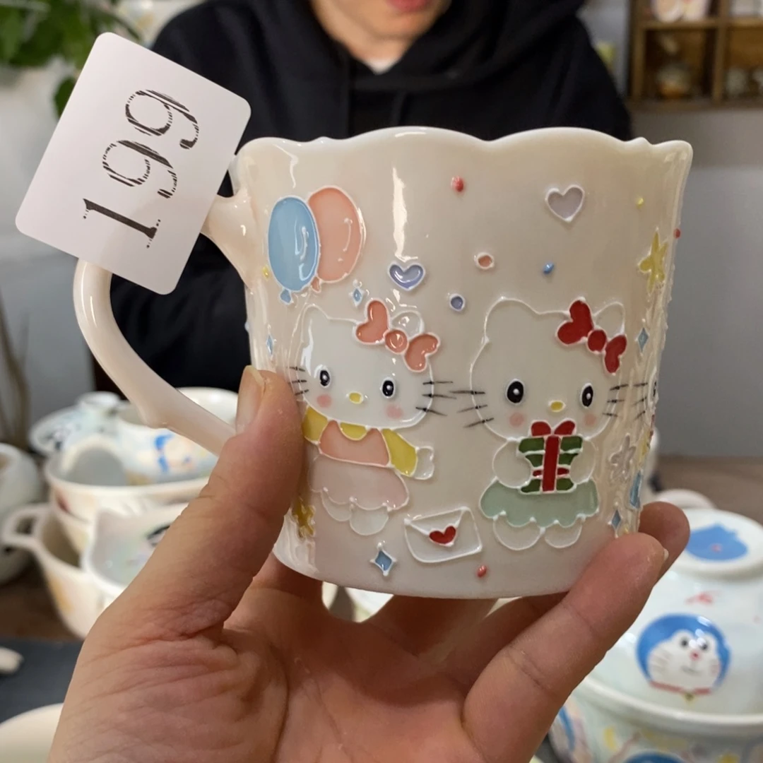 瓷片景德镇釉下彩手绘