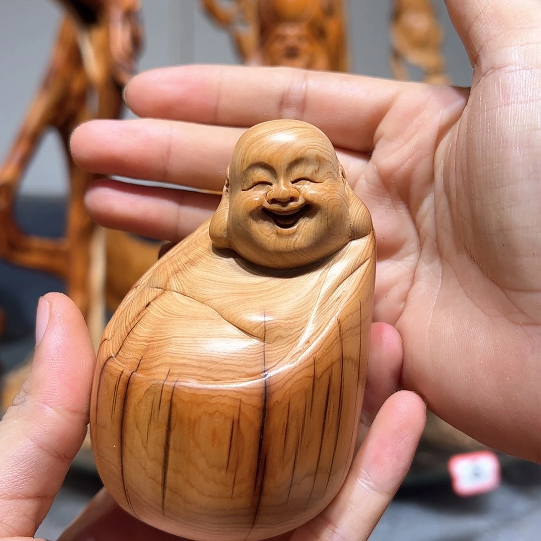 柏木崖柏木手把件摆件