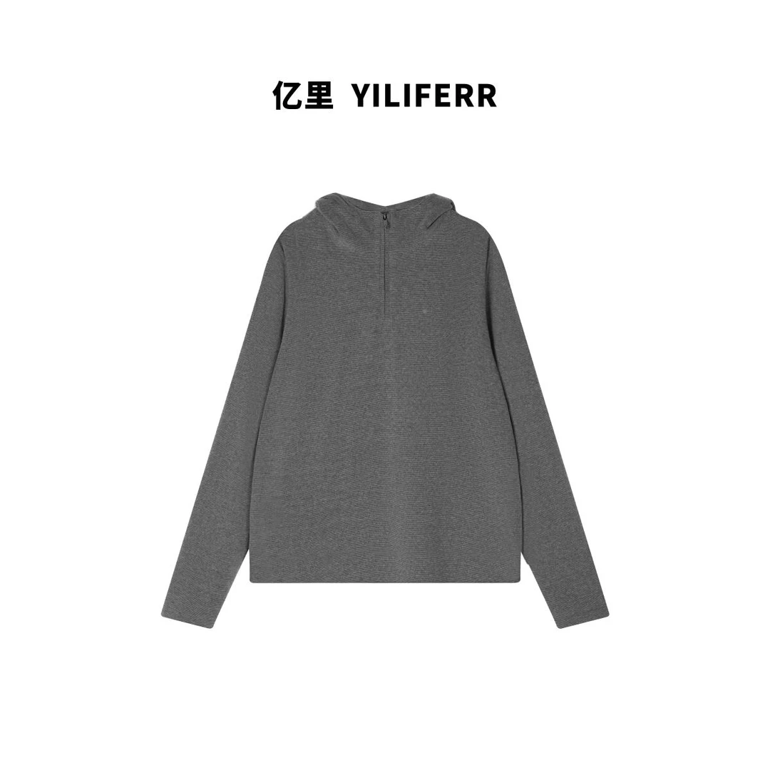 时尚休闲百搭纯色款式连帽卫衣Y0377