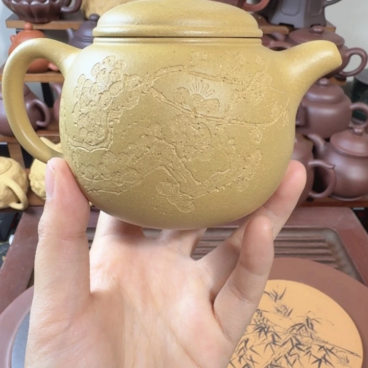 原矿黄金段泥260cc刻绘