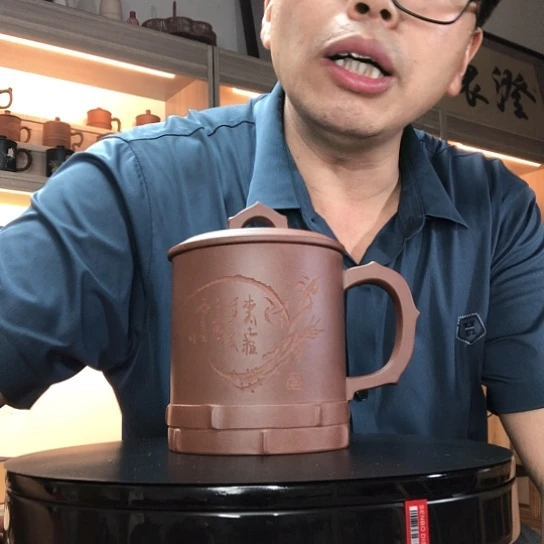 茶杯紫泥老料杯容量600