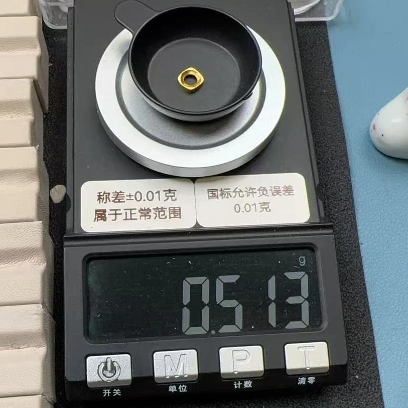 W足金黄金纯金当卡环