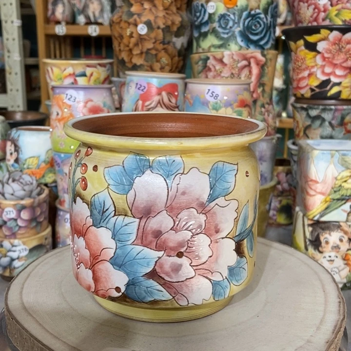 红陶景德镇艺术手绘作品