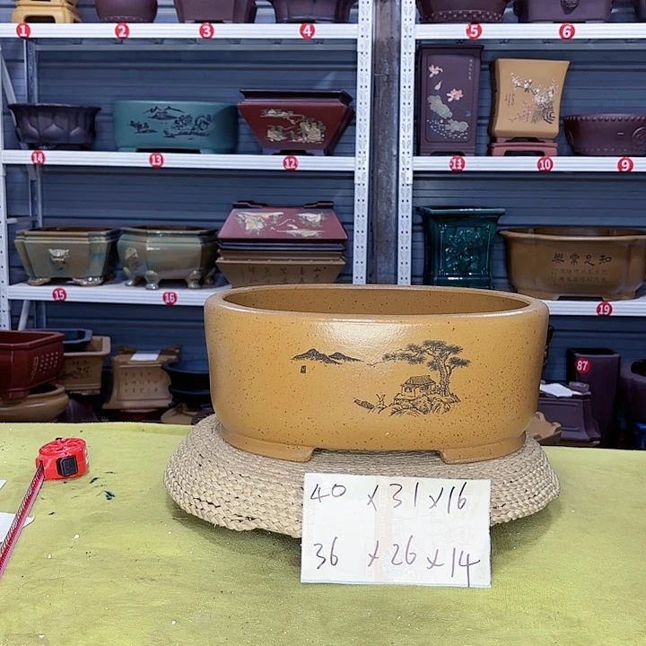 紫砂花盆宜兴紫砂厂