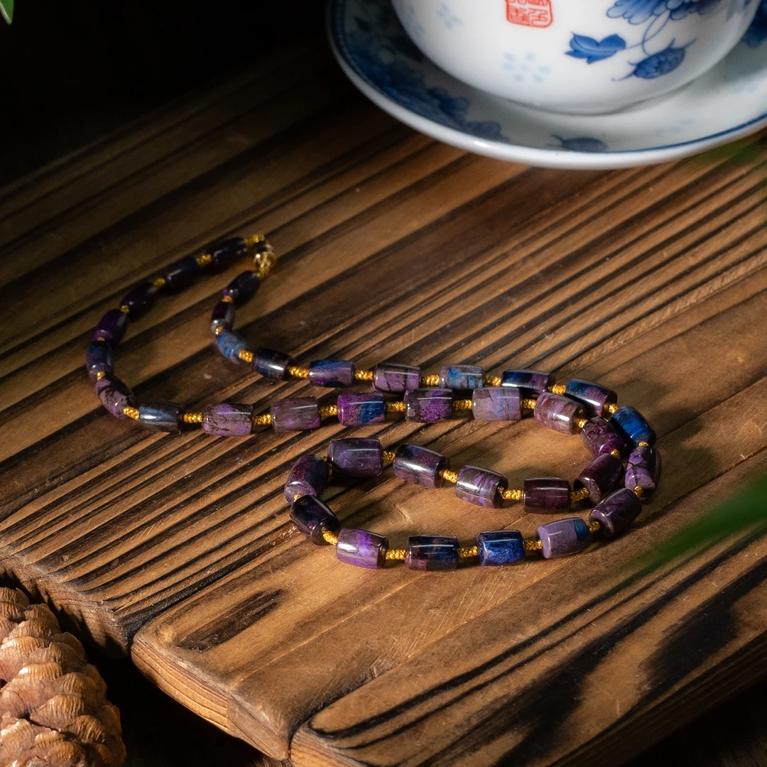 世间臻宝-舒俱来桶珠项链/45cm/多样性发/P6161/6/