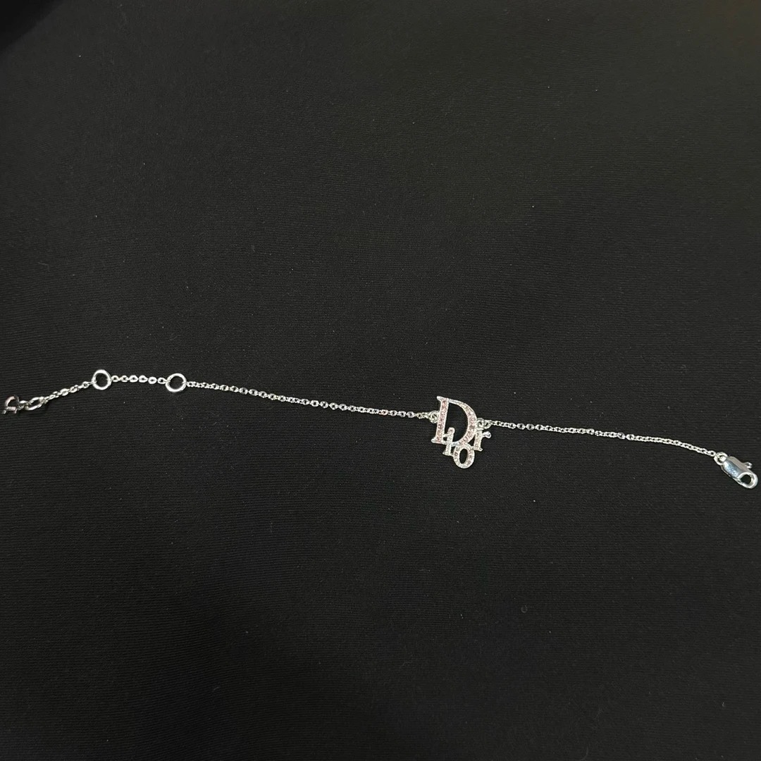 99新 DIOR/迪奥 乱乱子中古汉堡/手链/18967264