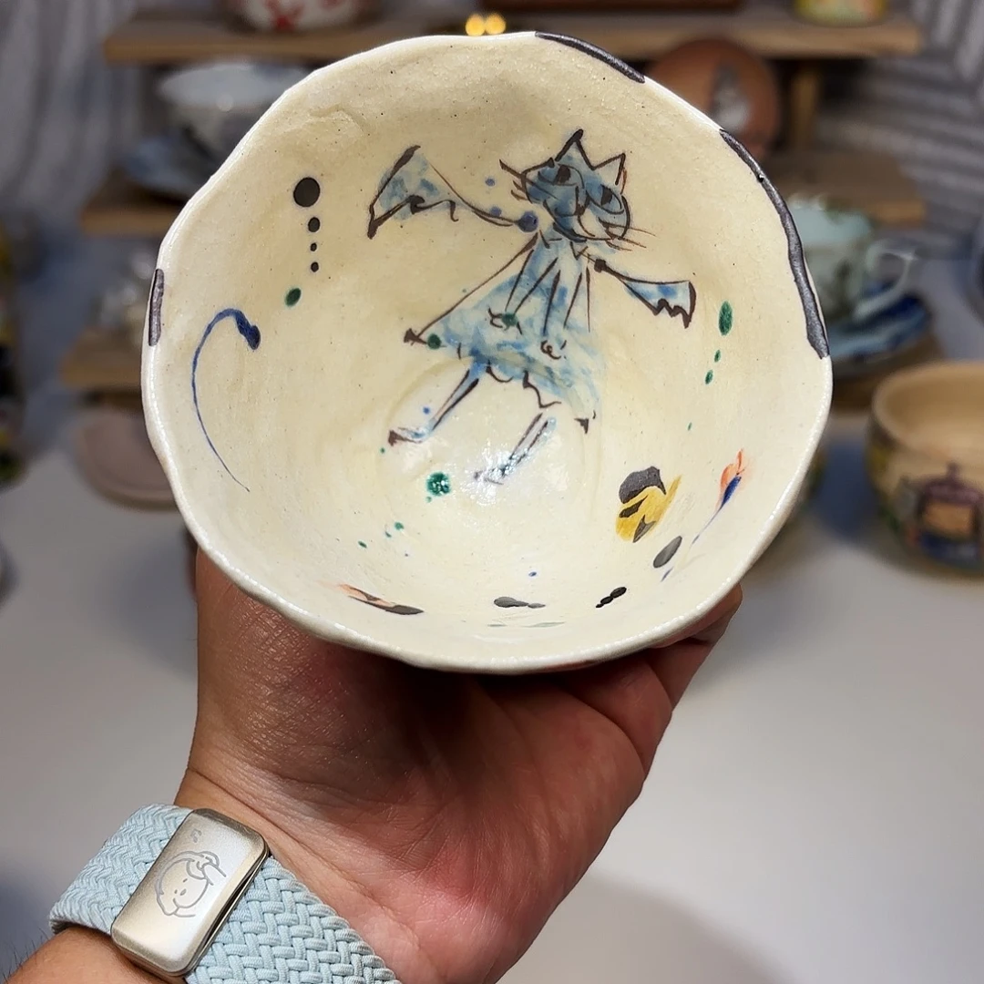 陶铃木工友 手握杯