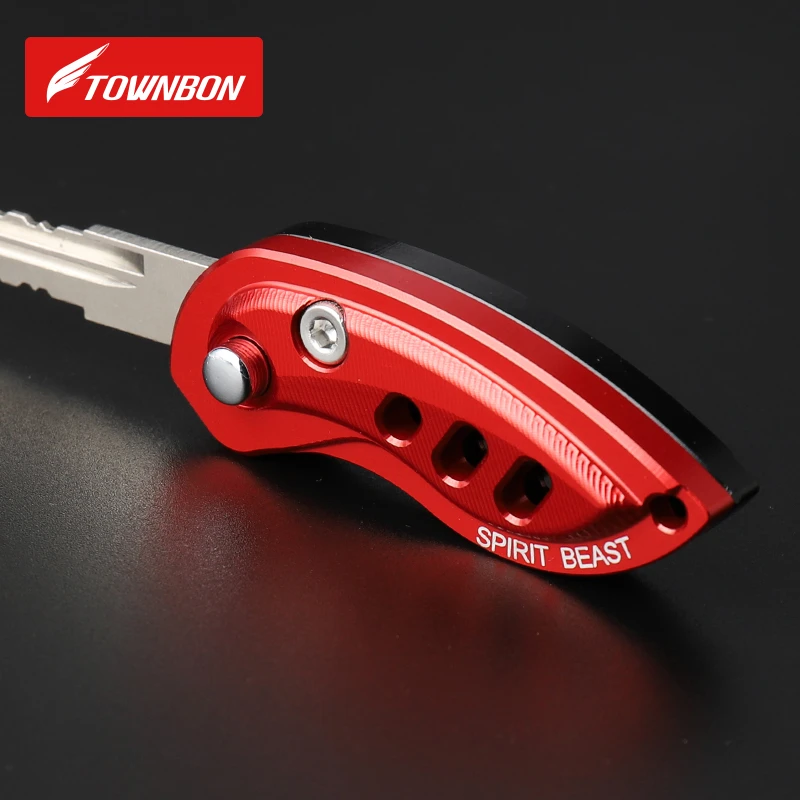 适用于钱江闪350闪500s金吉拉灰石春风折叠钥匙壳摩托车改件匙胚