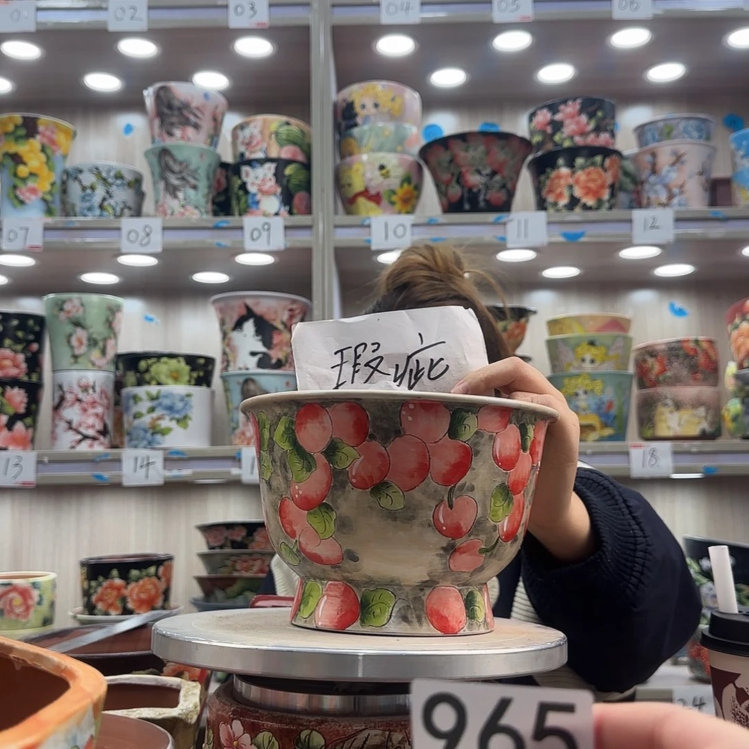 紫砂花盆瑕疵瑕疵965