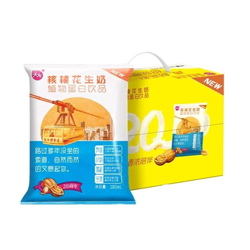 天友利乐枕核桃花生奶[180ml]