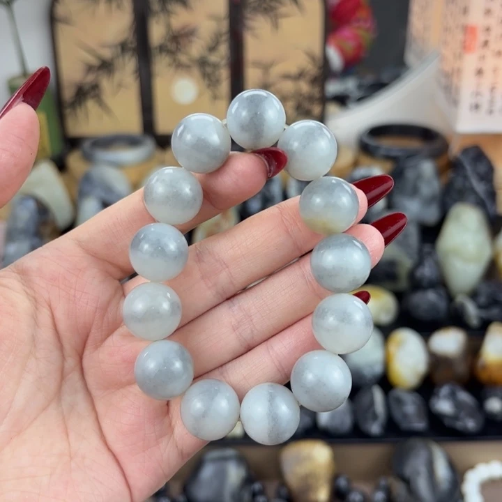 和田玉未镶嵌手链