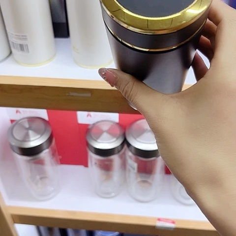 兰***蔻万象保温杯H21JL、黑金500毫升