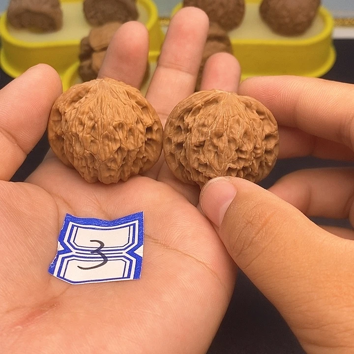 文玩核桃把件37磨盘