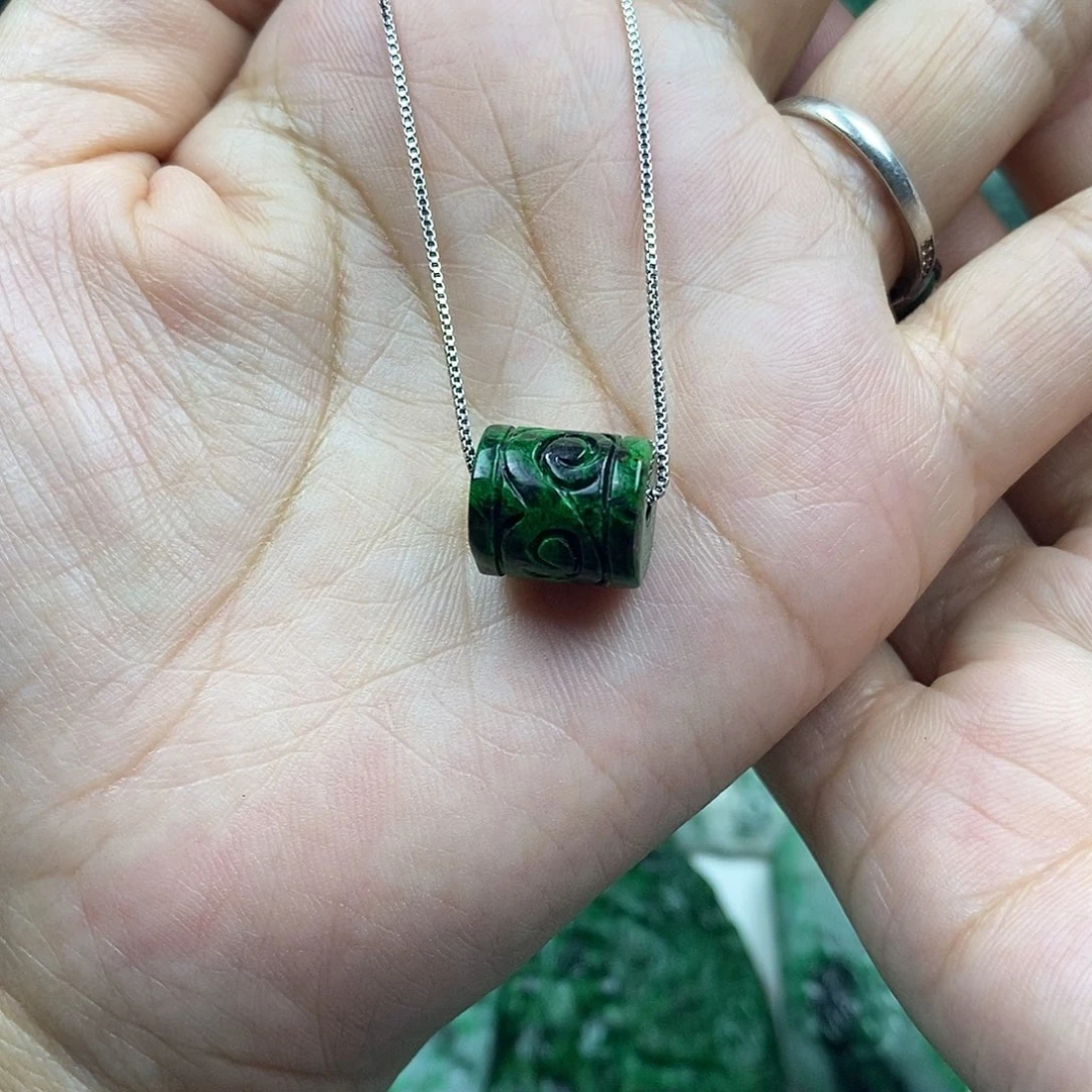 颈饰未镶嵌翡翠桶珠