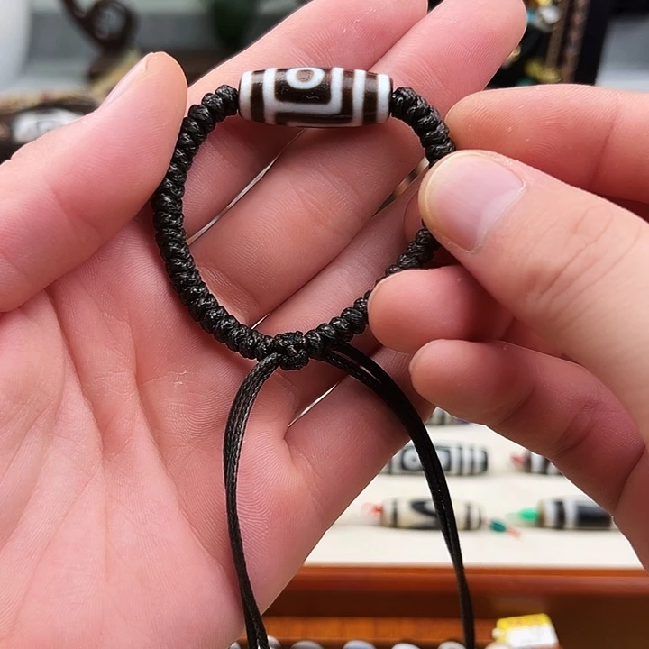 玛瑙/玉髓颈饰合金福利两眼手绳