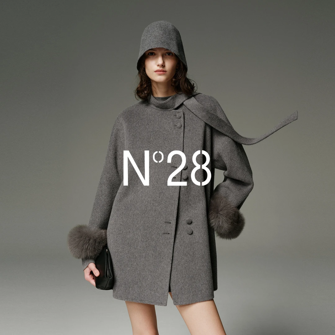 【大乔专属】N°28毛呢大衣女秋冬中长款毛呢外套8855A1D609