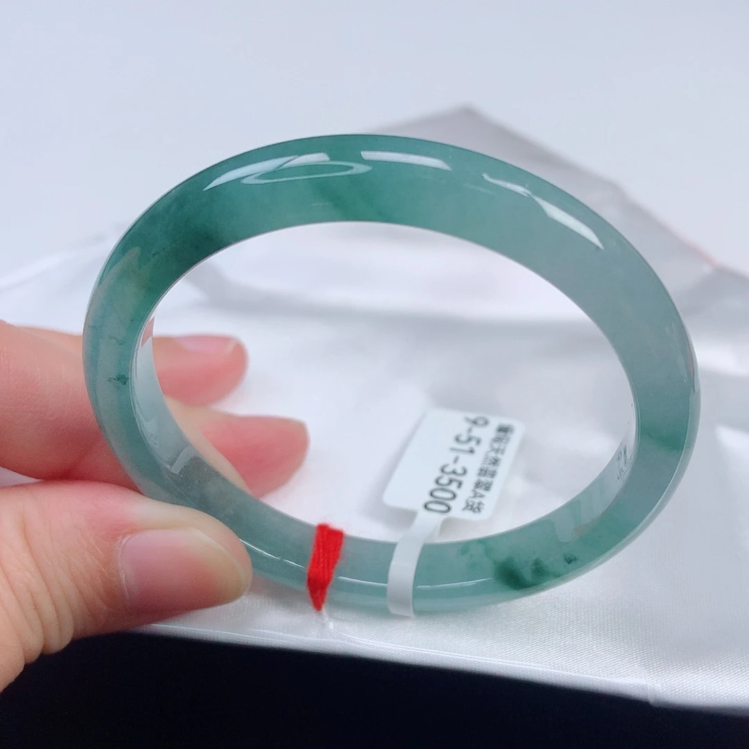 未镶嵌手镯翡翠51正圈